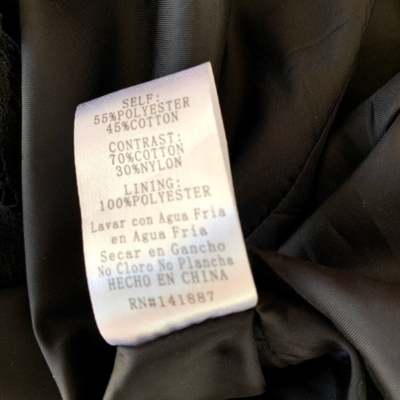 C. Luce Black Romper Shorts Lace Back Size Small - Picture 6 of 7